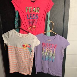 3 girls short sleeve